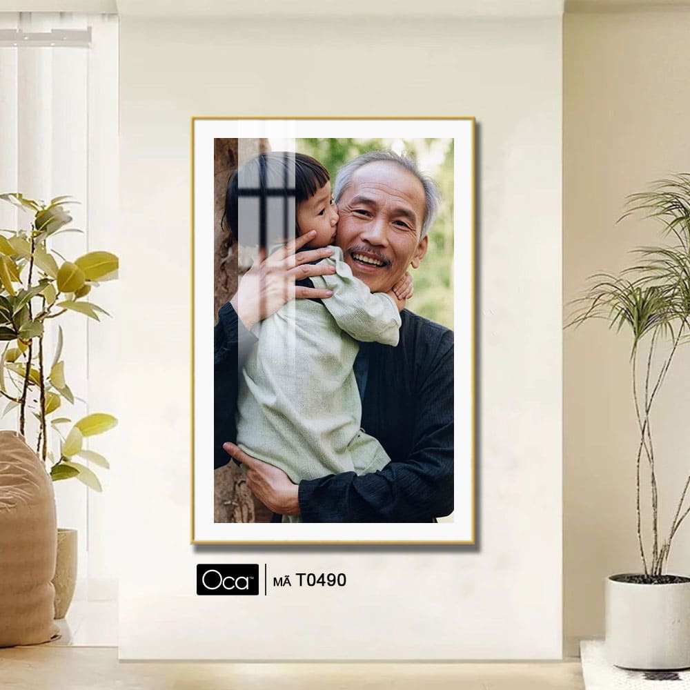 Bác Hồ bế bé gái | Mã T0490 | Oca - Ảnh 2