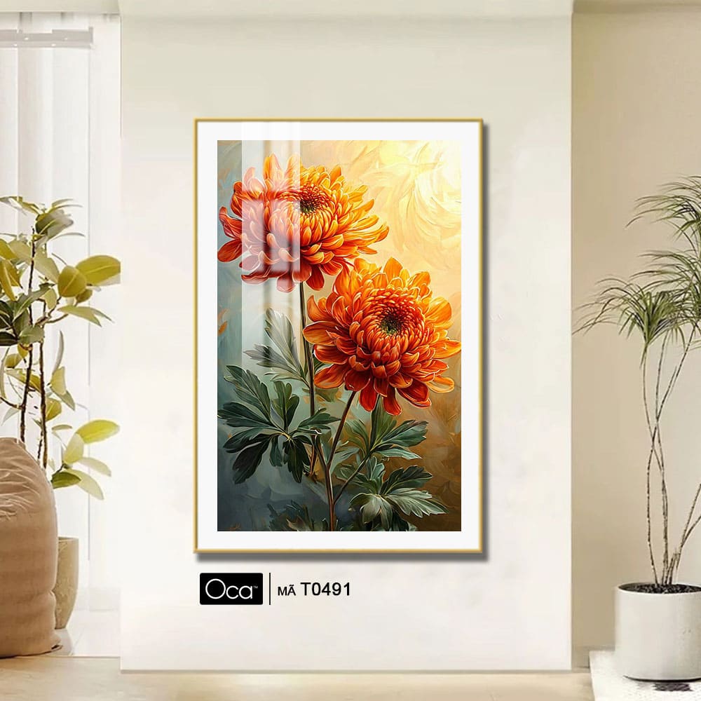 Cành hoa thược dược | Mã T0491 | Oca - Ảnh 3