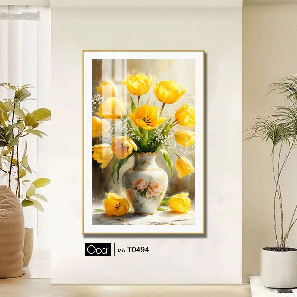 Bình hoa ly vàng | Mã T0494 | Oca - Ảnh 4