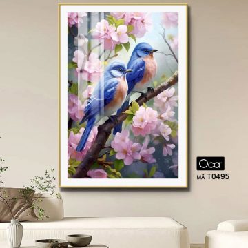Alternative view of Đôi chim mùa xuân | Mã T0495 | Oca