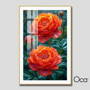 Khóm hoa Thược Dược | Mã T0509 | Oca