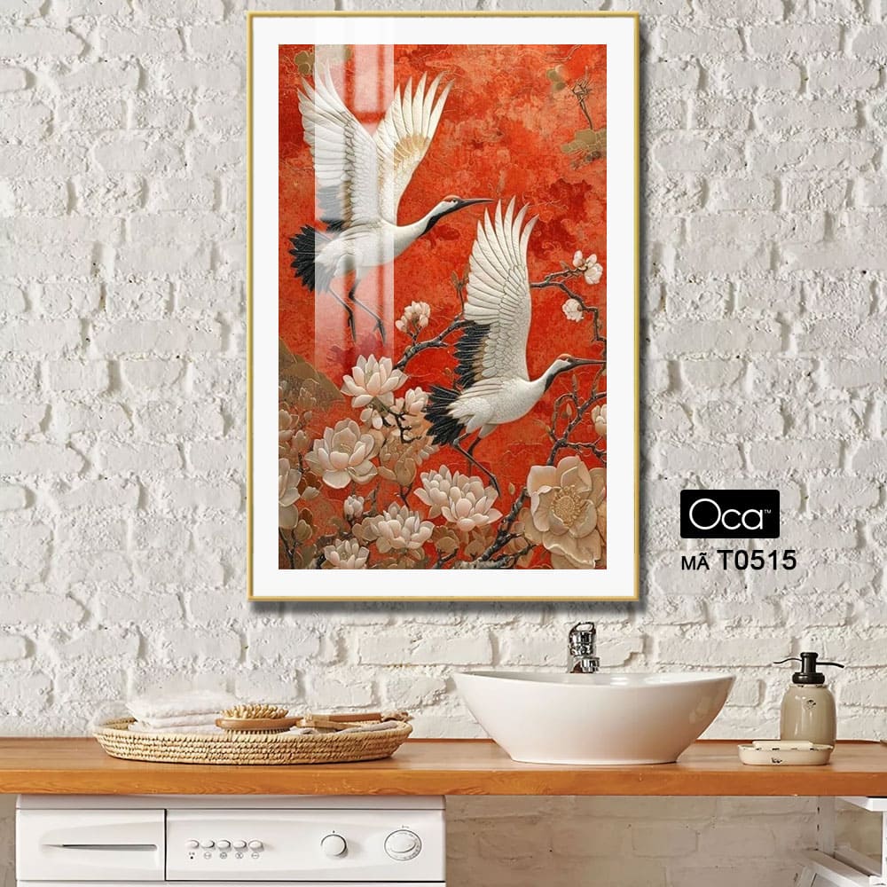 Đôi chim Hạc | Mã T0515 | Oca - Ảnh 2