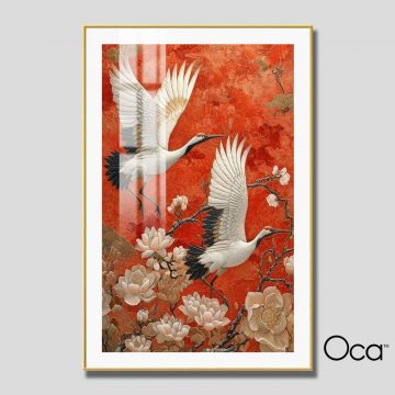 Đôi chim Hạc | Mã T0515 | Oca