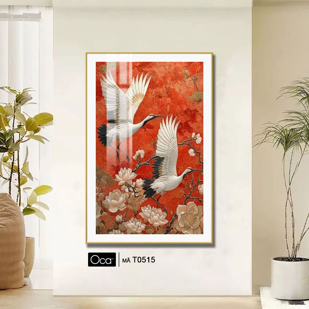 Đôi chim Hạc | Mã T0515 | Oca - Ảnh 3