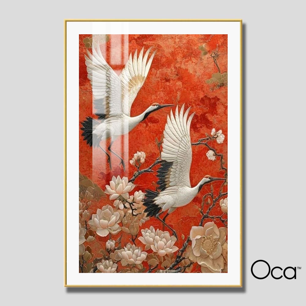 Đôi chim Hạc | Mã T0515 | Oca