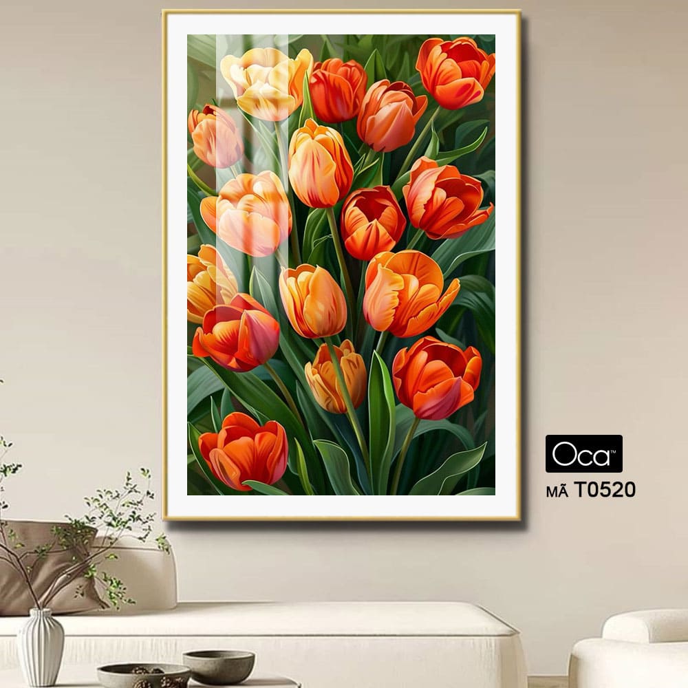 Khóm hoa Ly | Mã T0520 | Oca - Ảnh 2