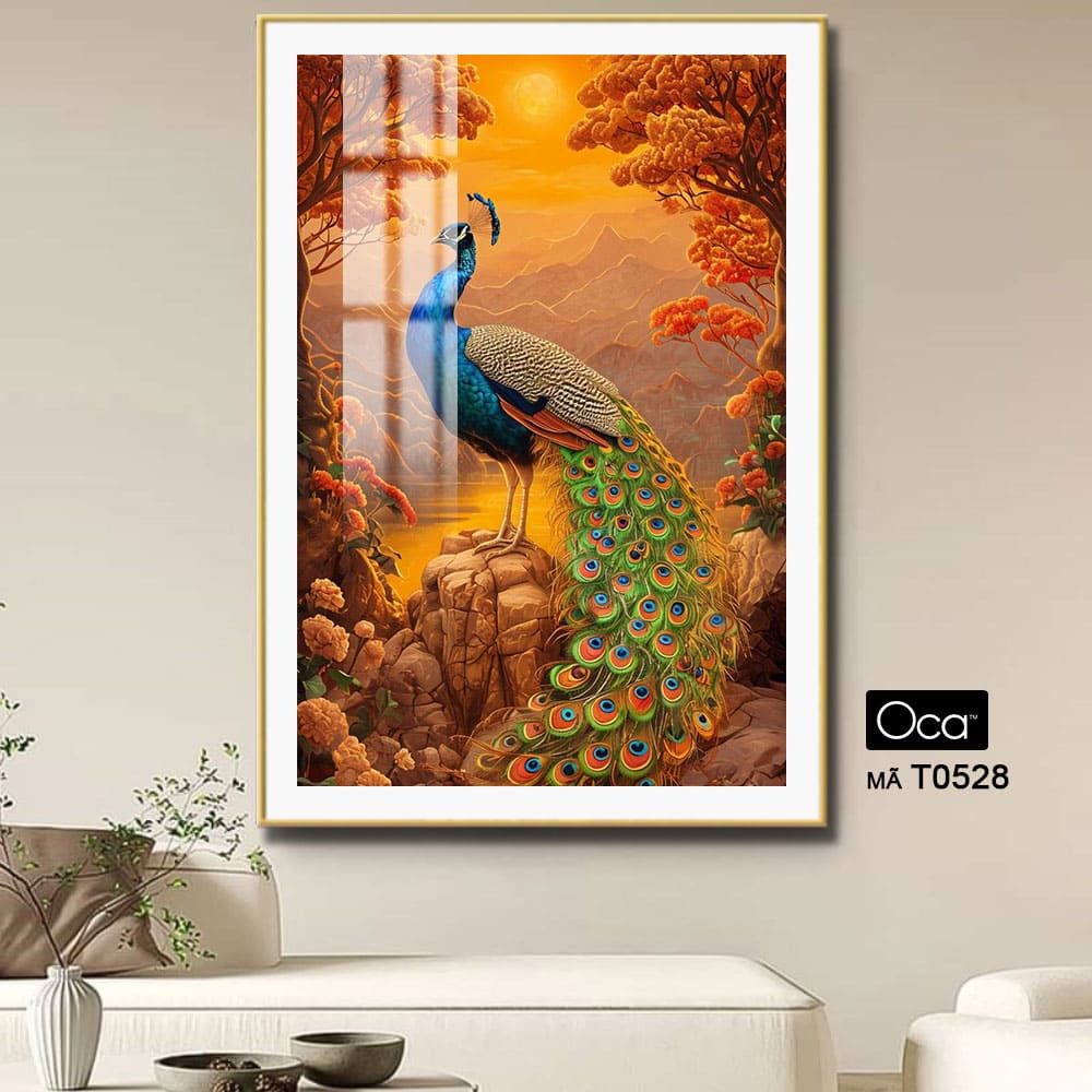 Khổng tước hoàng hôn | Mã T0528 | Oca - Ảnh 3