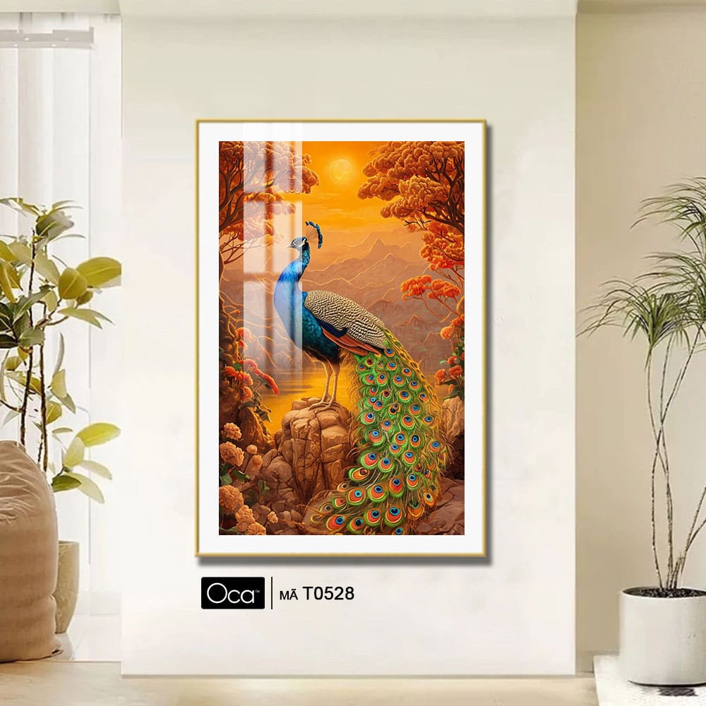 Khổng tước hoàng hôn | Mã T0528 | Oca - Ảnh 4