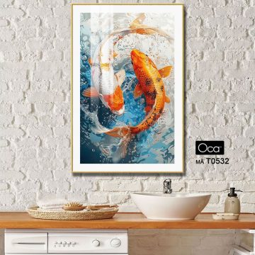 Alternative view of Song ngư hóa long | Mã T0532 | Oca