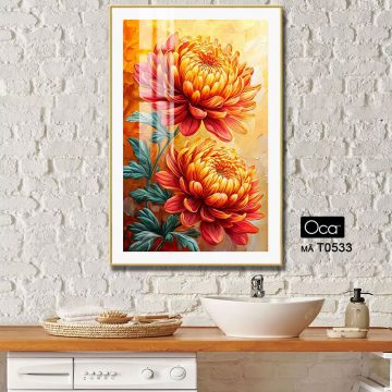 Alternative view of Bông hoa Thược Dược | Mã T0533 | Oca