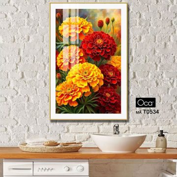 Alternative view of Khóm cúc vạn thọ mùa xuân | Mã T0534 | Oca
