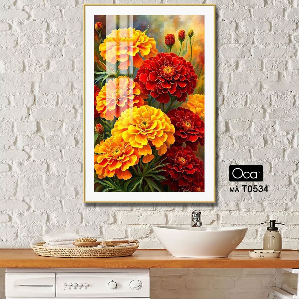 Khóm cúc vạn thọ mùa xuân | Mã T0534 | Oca - Ảnh 2