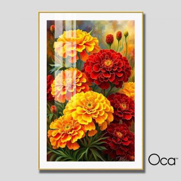 Khóm cúc vạn thọ mùa xuân | Mã T0534 | Oca