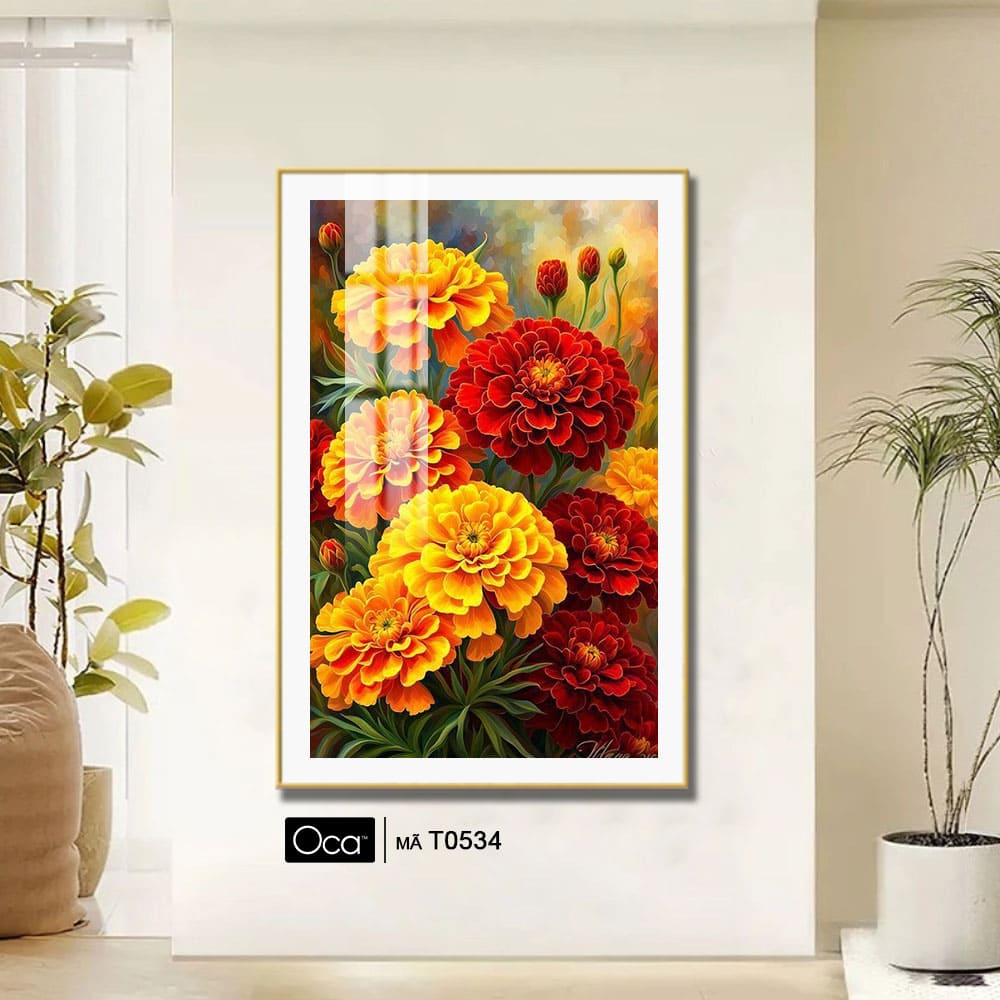 Khóm cúc vạn thọ mùa xuân | Mã T0534 | Oca - Ảnh 4