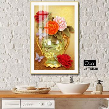 Alternative view of Bình hoa Mẫ Đơn | Mã T0539 | Oca