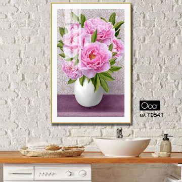 Alternative view of Bình Mẫu Đơn hồng | Mã T0541 | Oca