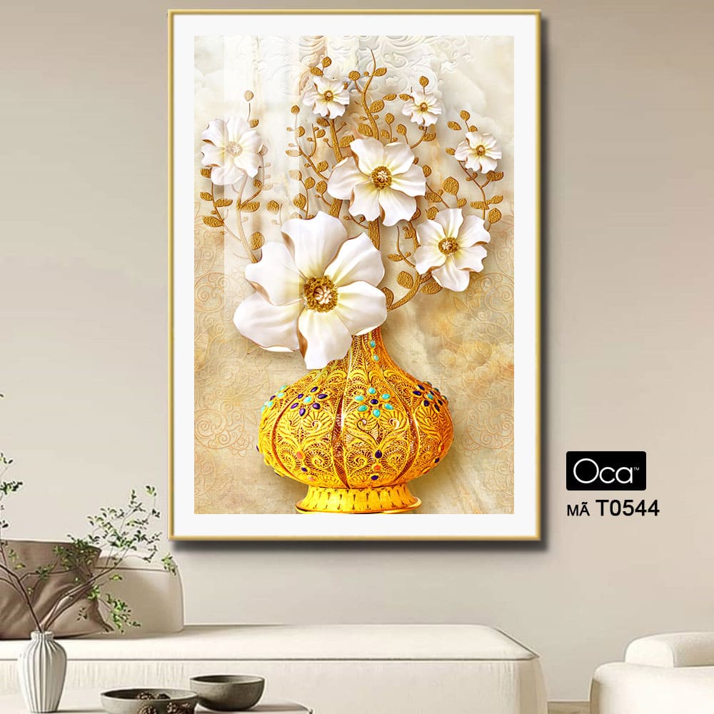 Bình hoa vàng | Mã T0544 | Oca - Ảnh 3