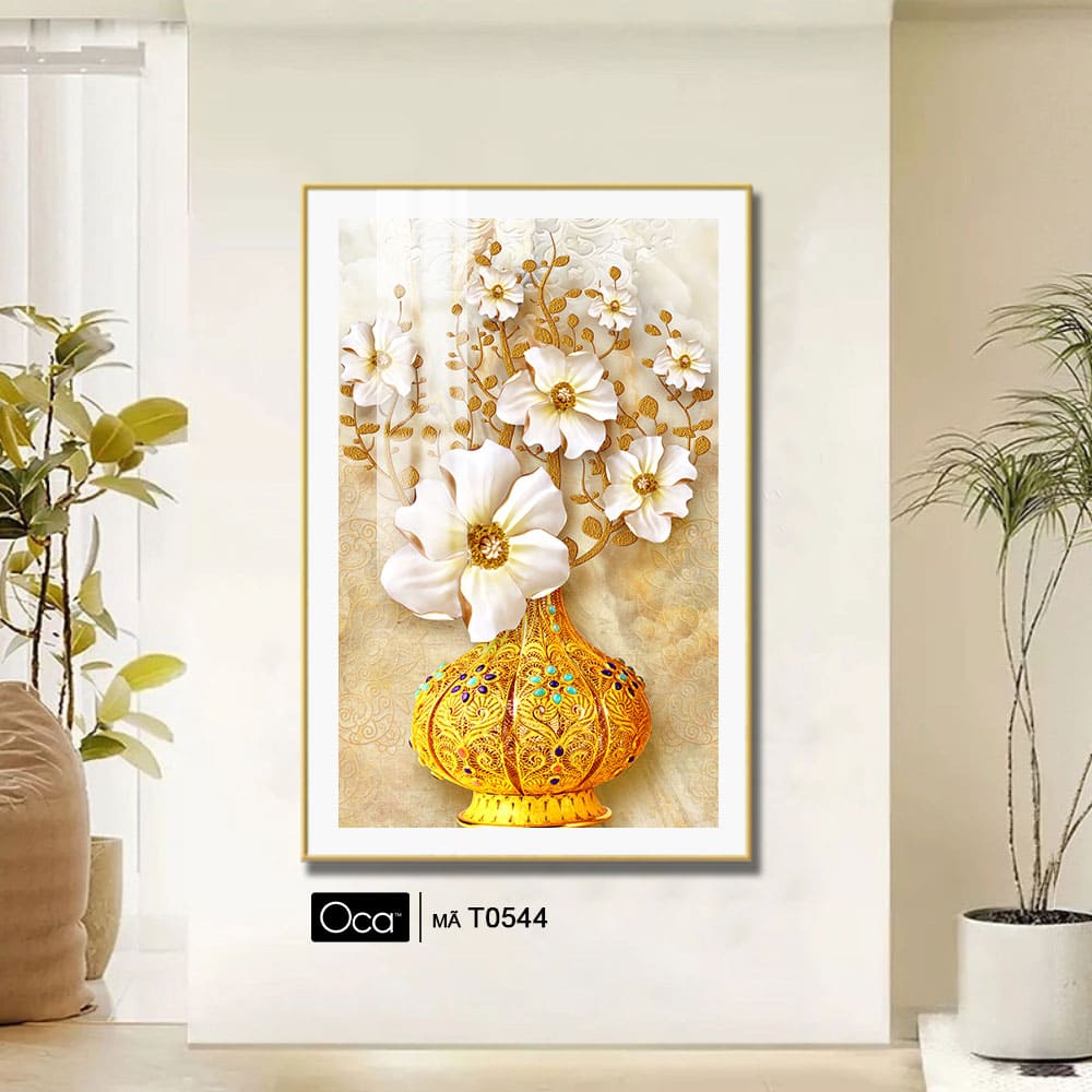 Bình hoa vàng | Mã T0544 | Oca - Ảnh 4