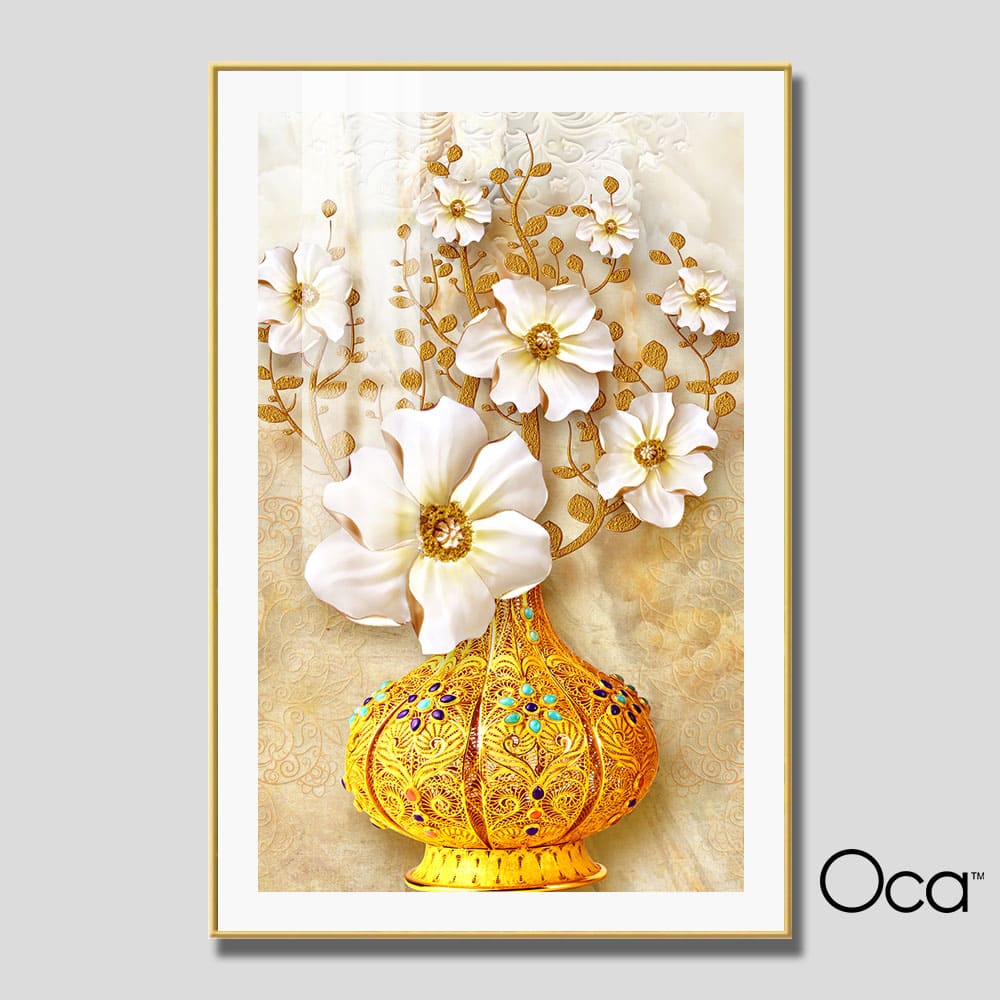 Bình hoa vàng | Mã T0544 | Oca