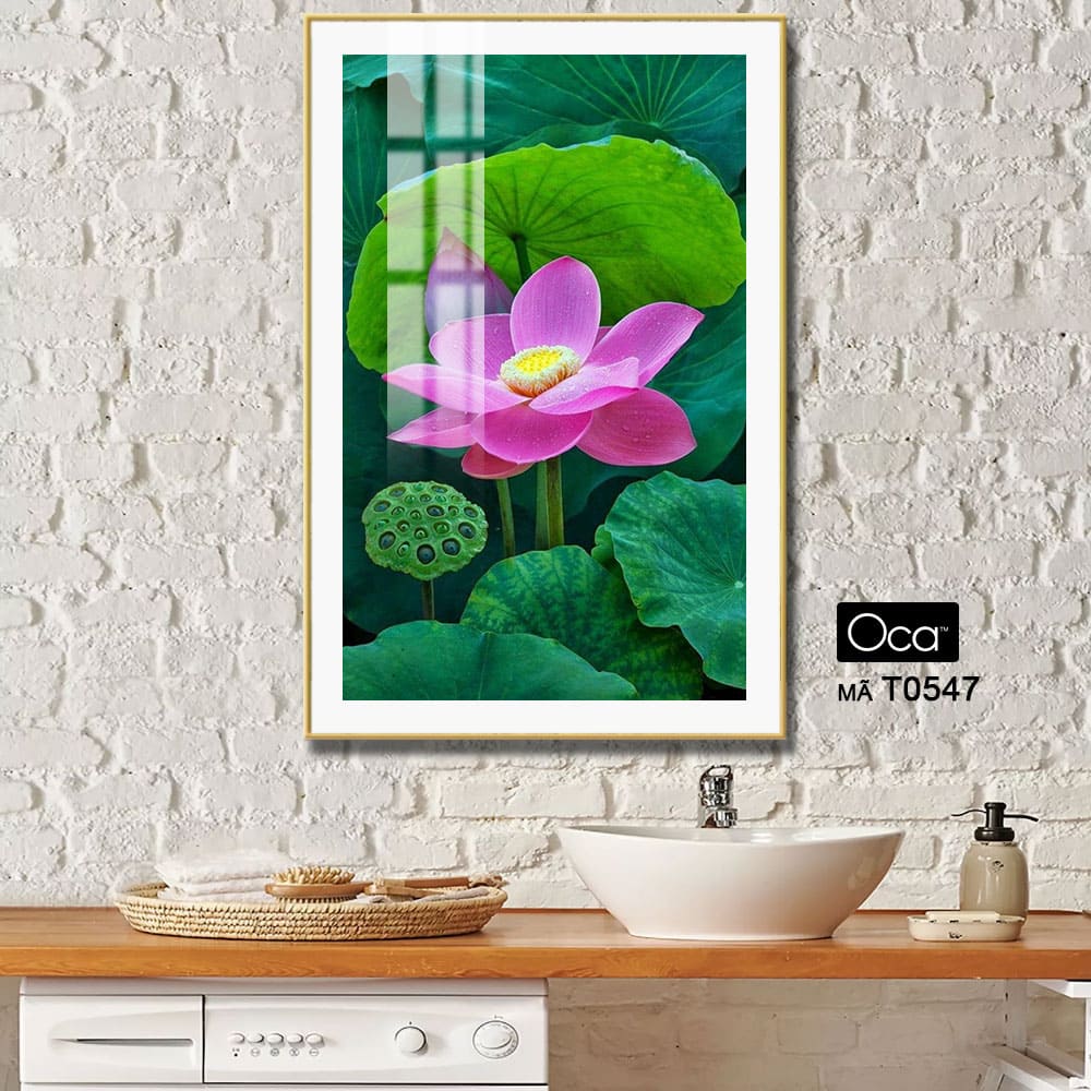Hoa Sen trong đầm | Mã T0547 | Oca - Ảnh 2