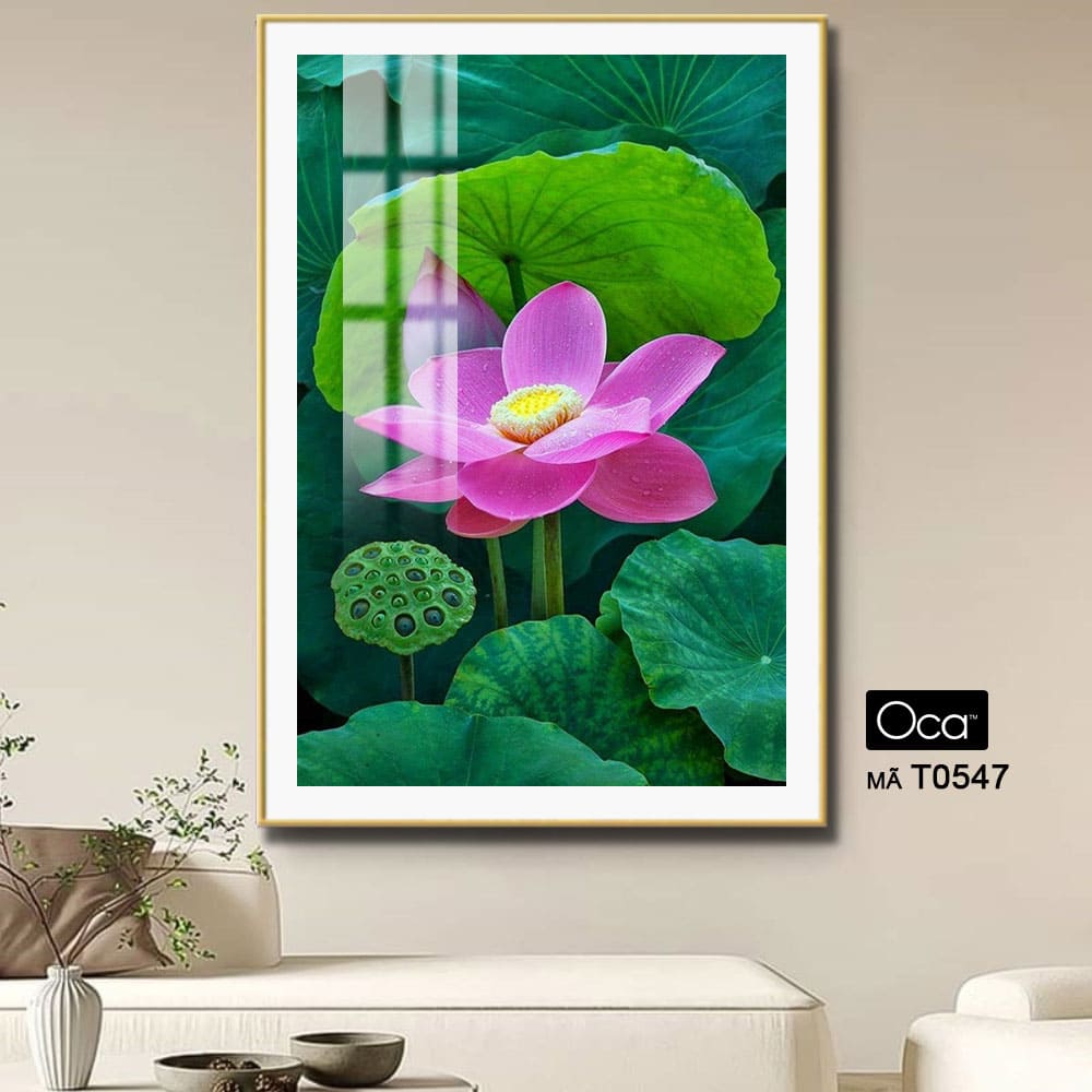 Hoa Sen trong đầm | Mã T0547 | Oca - Ảnh 3