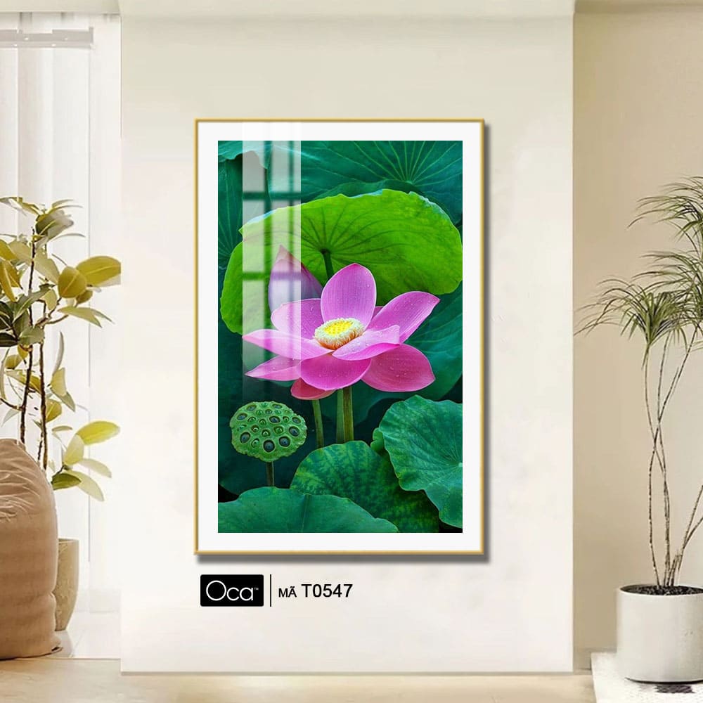 Hoa Sen trong đầm | Mã T0547 | Oca - Ảnh 4