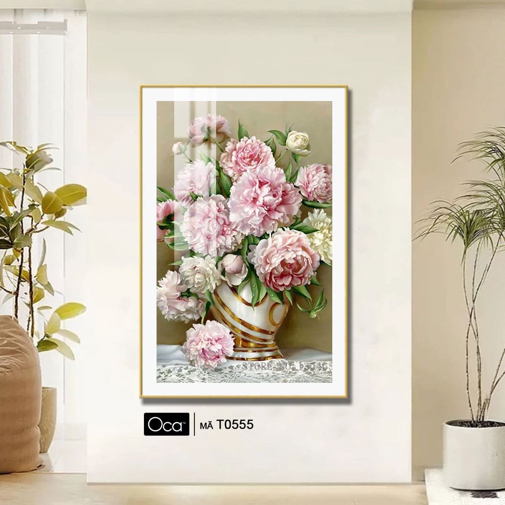 Bình hoa Mẫu Đơn | Mã T0555 | Oca - Ảnh 4