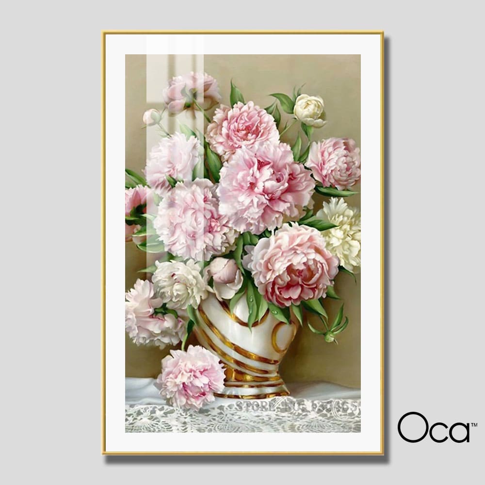 Bình hoa Mẫu Đơn | Mã T0555 | Oca