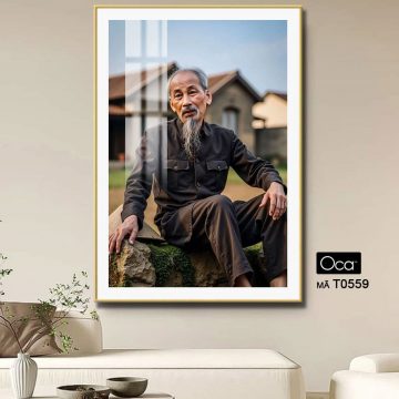 Alternative view of Hình ảnh Bác đời thường | Mã T0559 | Oca