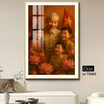 Alternative view of Bác cùng các cháu nhi đồng | Mã T0563 | Oca