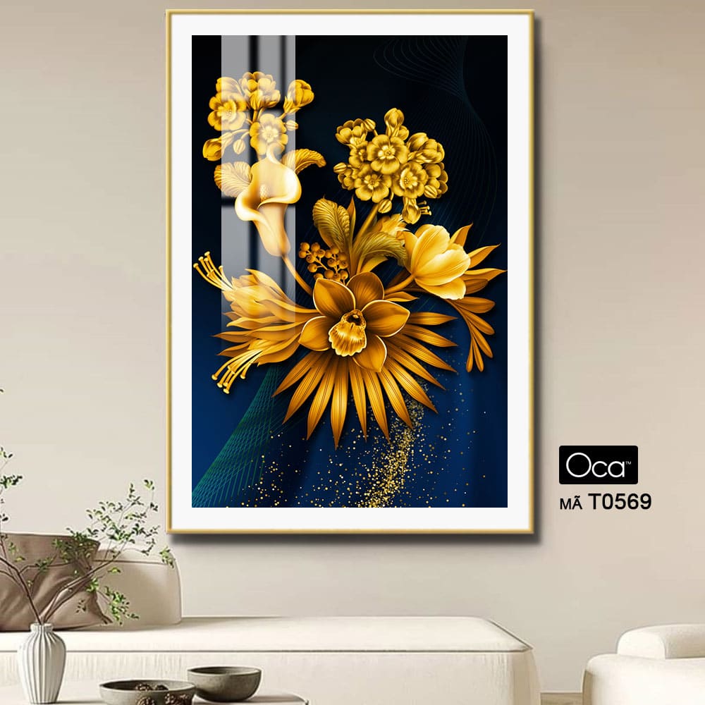 Khóm hoa vàng nơi thiên đường | Mã T0569 | Oca - Ảnh 3