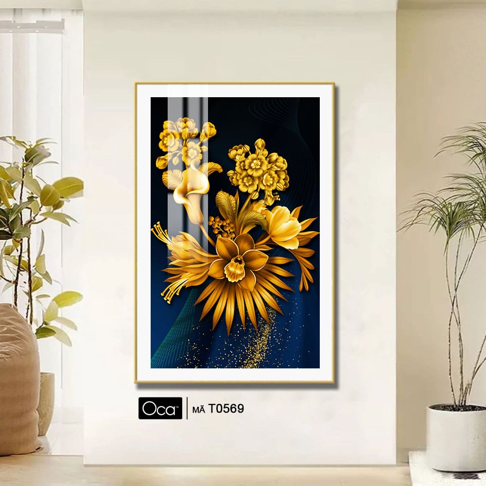 Khóm hoa vàng nơi thiên đường | Mã T0569 | Oca - Ảnh 4