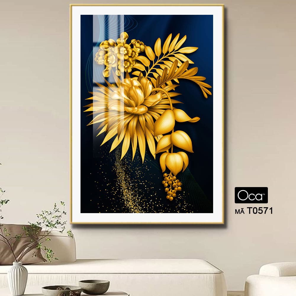 Nhành hoa vàng nơi thiên đường | Mã T0571 | Oca - Ảnh 3